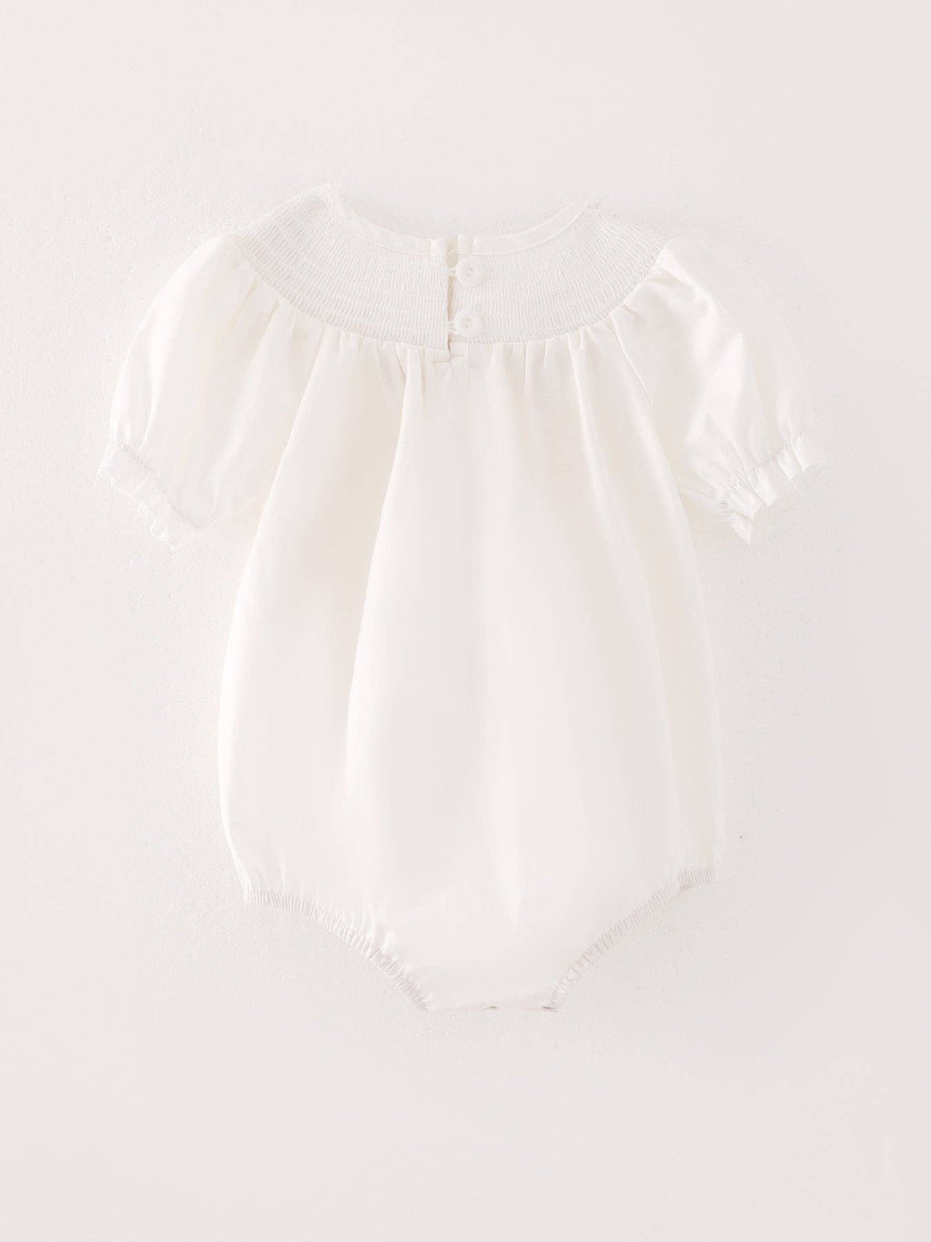 White Cross Girls Romper