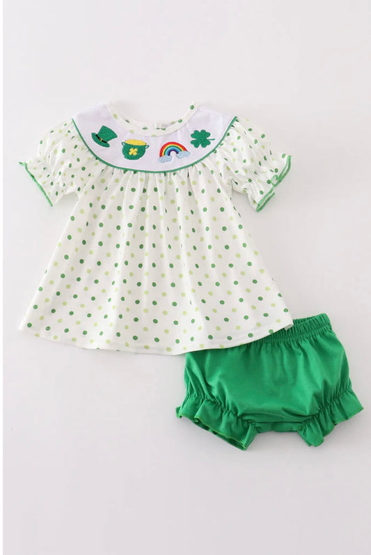 Girls St. Patrick’s Bloomer Set