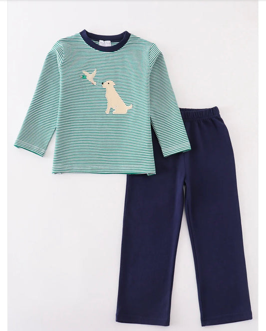 Boy Hunting Appliqué Set