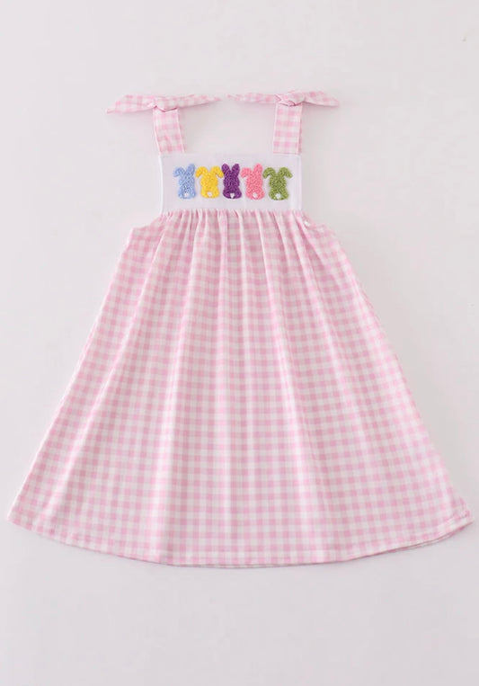 Girls French Knot Easter Dress