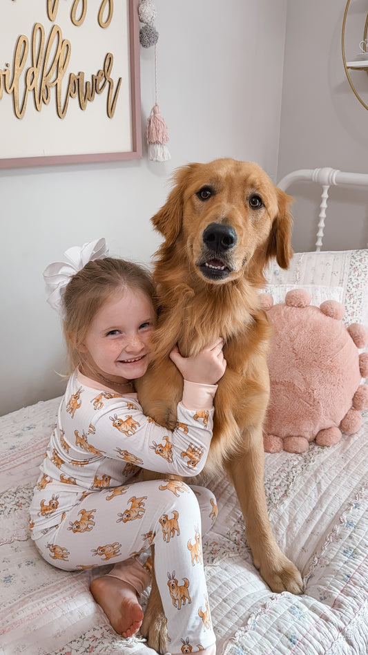 The Golden Bunny Girls Two Piece Set