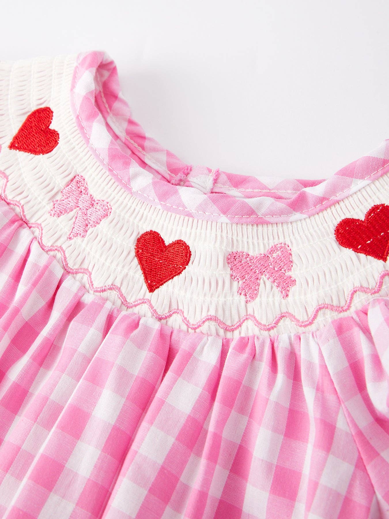 Valentine's Day Heart Bow Pink Bubble